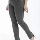 Jeans de couleur coupe droite taille haute stretch OBR16